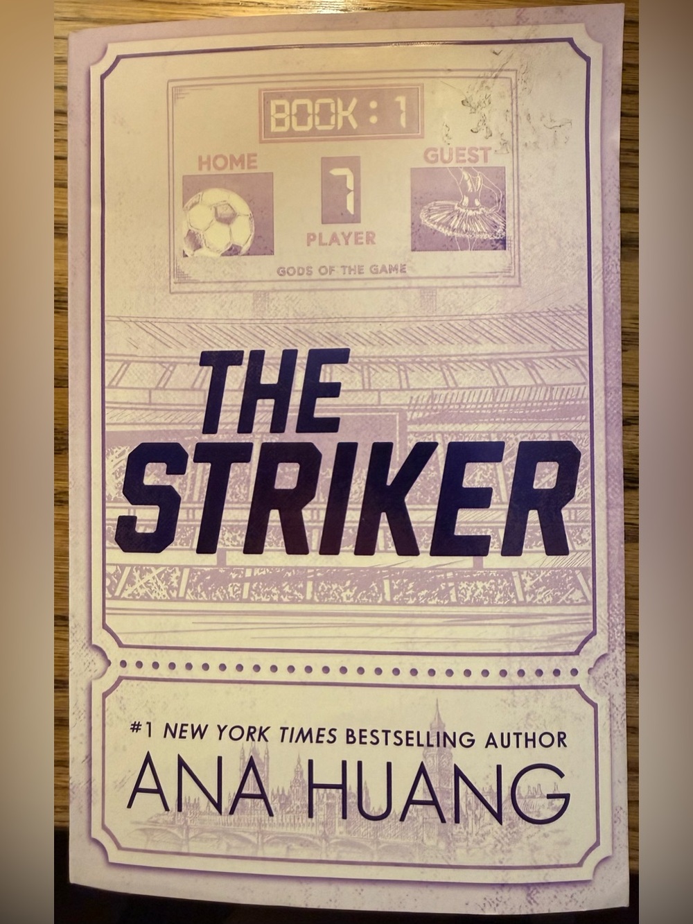 The Striker Paperback - Lavender Cover